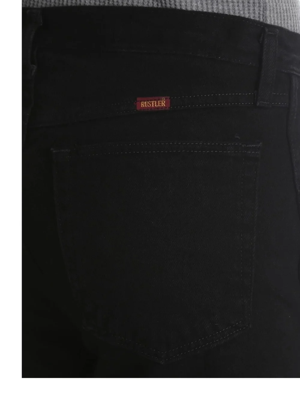 Wrangler Jeans Rustler Men's Wrangler Regular Fit Straight Leg Jeans Heavyweight